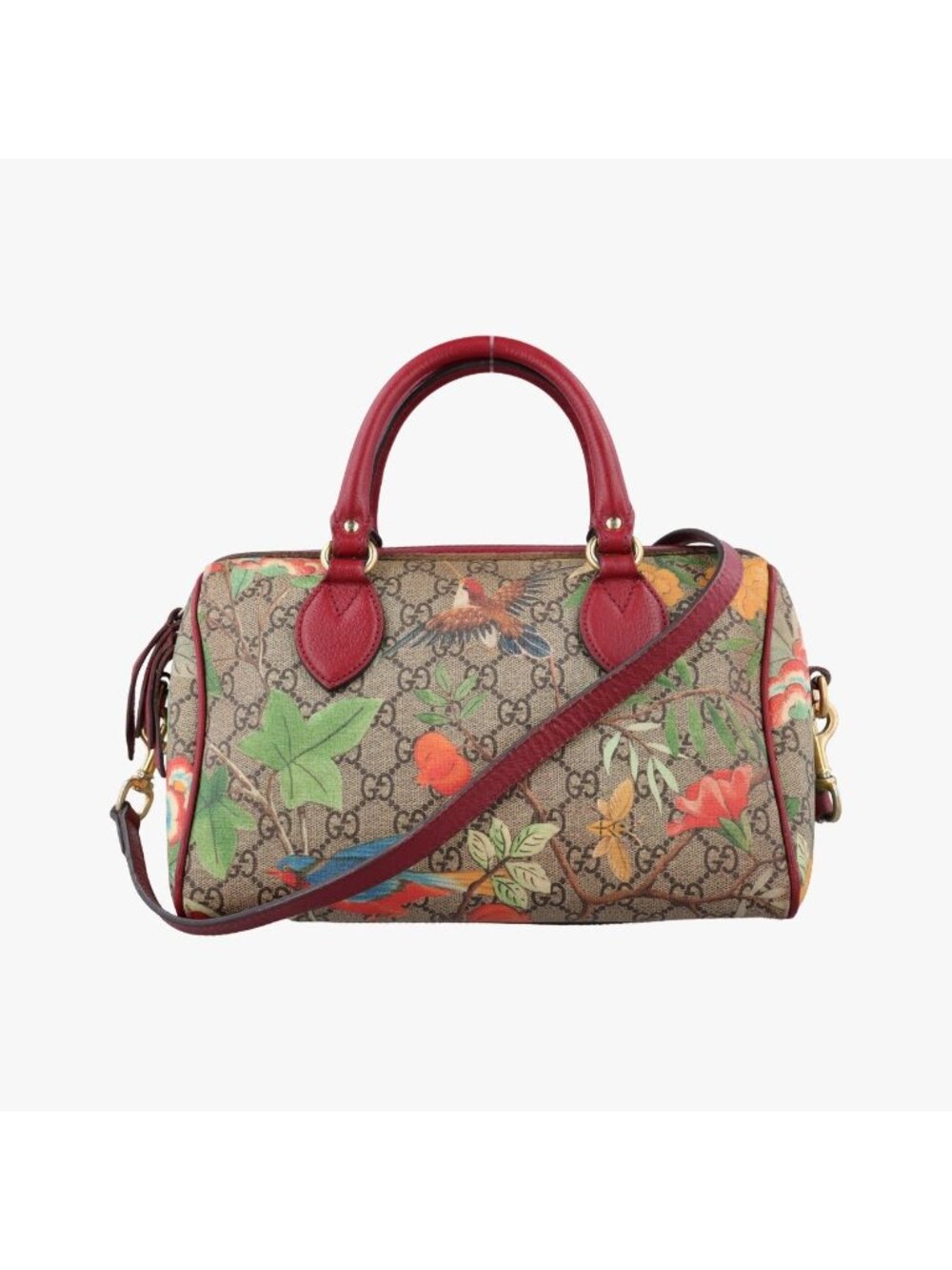 Gucci GG Supreme Beige Dark Brown Multi Leather